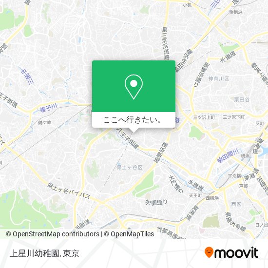 上星川幼稚園地図