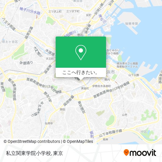 私立関東学院小学校地図