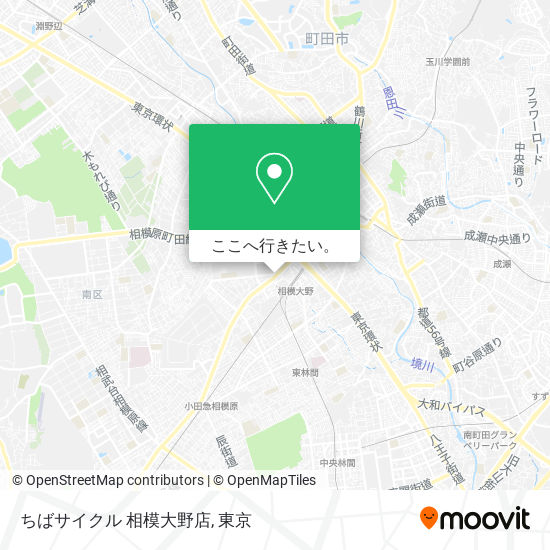 ちばサイクル 相模大野店地図