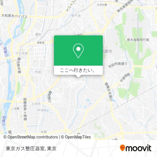 東京ガス整圧器室地図