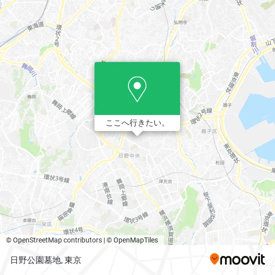日野公園墓地地図