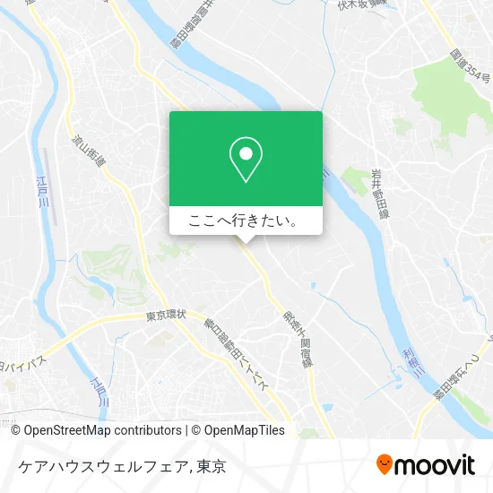 ケアハウスウェルフェア地図