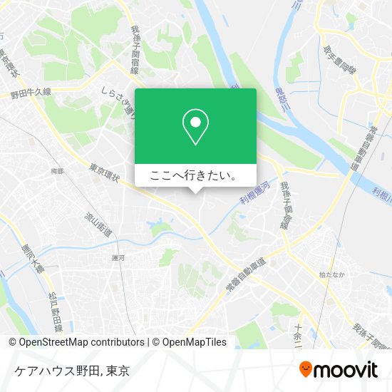 ケアハウス野田地図