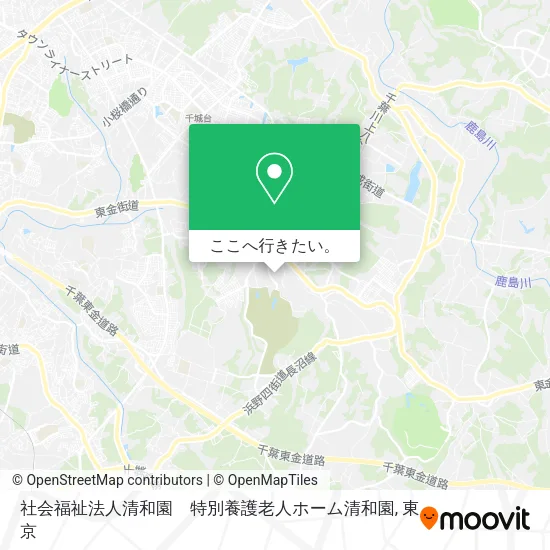 社会福祉法人清和園　特別養護老人ホーム清和園地図