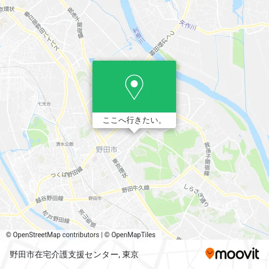 野田市在宅介護支援センター地図