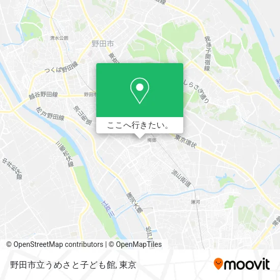 野田市立うめさと子ども館地図