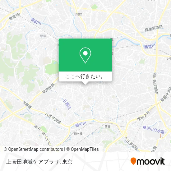 上菅田地域ケアプラザ地図
