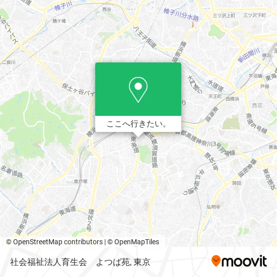 社会福祉法人育生会　よつば苑地図