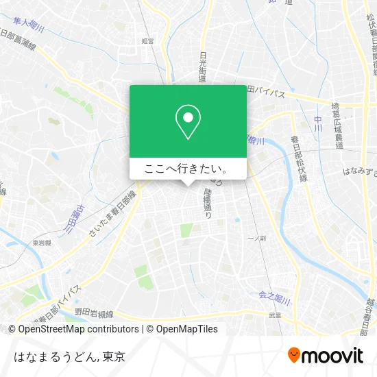 はなまるうどん地図