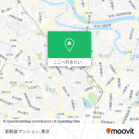 新動坂マンション地図
