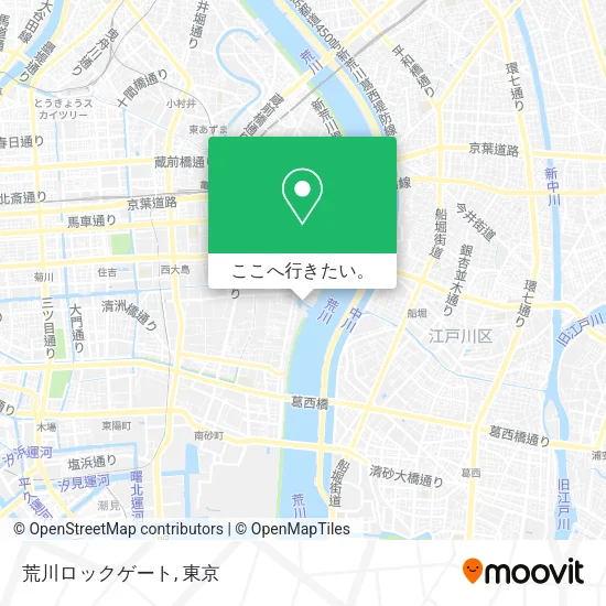 荒川ロックゲート地図