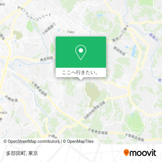 多部田町地図