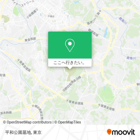 平和公園墓地地図