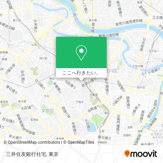 三井住友銀行社宅地図