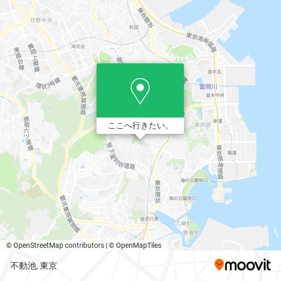 不動池地図