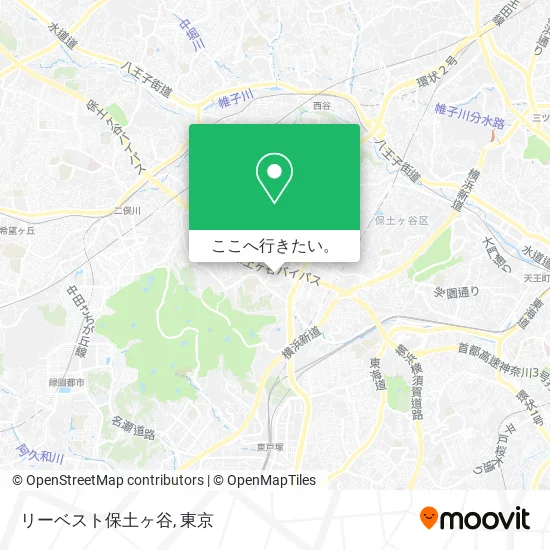 リーベスト保土ヶ谷地図