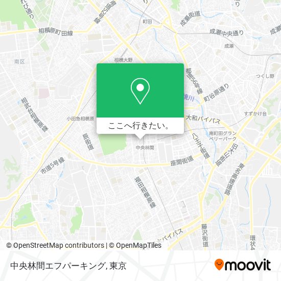 中央林間エフパーキング地図