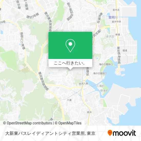 大新東バスレイディアントシティ営業所地図