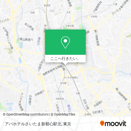 アパホテルさいたま新都心駅北地図