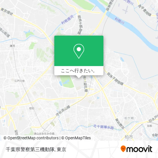 千葉県警察第三機動隊地図