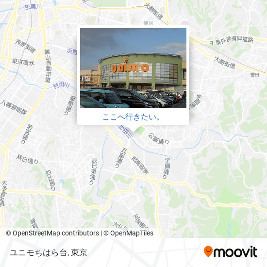 ユニモちはら台地図