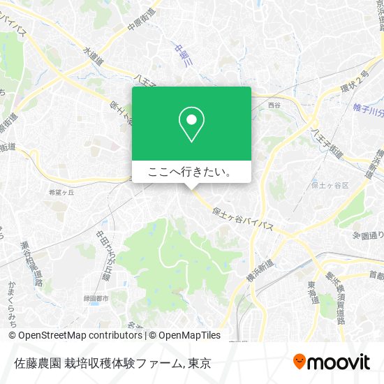 佐藤農園 栽培収穫体験ファーム地図
