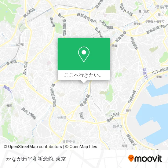 かながわ平和祈念館地図