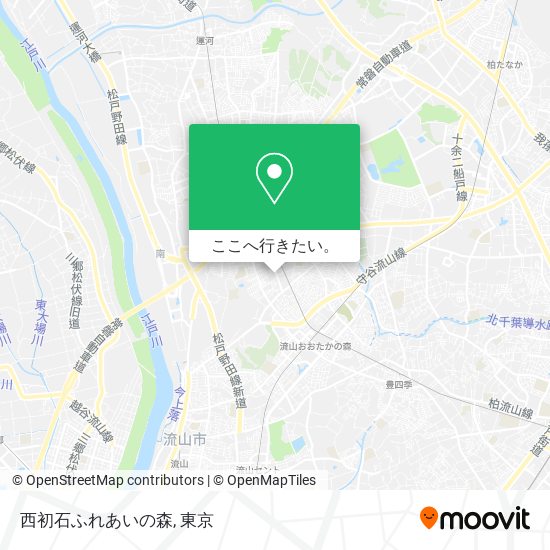 西初石ふれあいの森地図