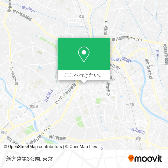 新方袋第3公園地図