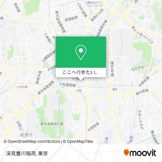 深見豊川稲荷地図