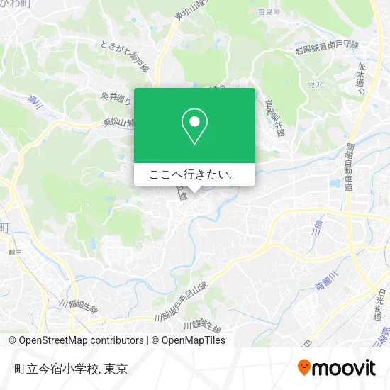 町立今宿小学校地図