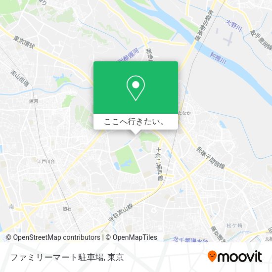 ファミリーマート駐車場地図
