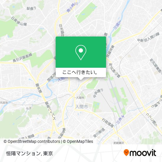 恒陽マンション地図