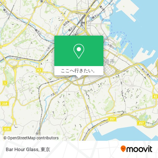 Bar Hour Glass地図