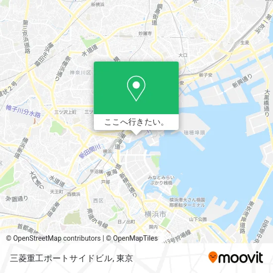 三菱重工ポートサイドビル地図