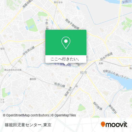篠籠田児童センター地図