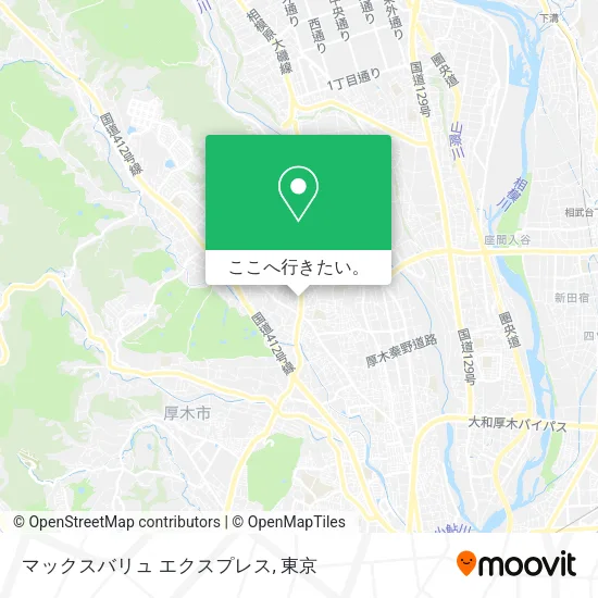 マックスバリュ エクスプレス地図
