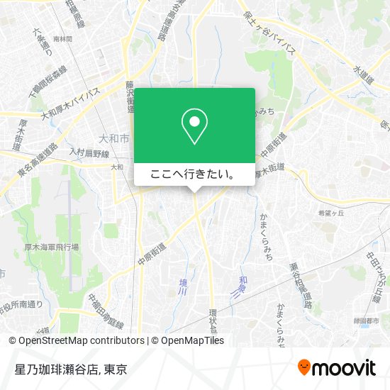 星乃珈琲瀬谷店地図