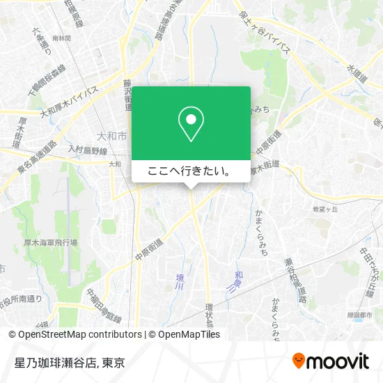 星乃珈琲瀬谷店地図
