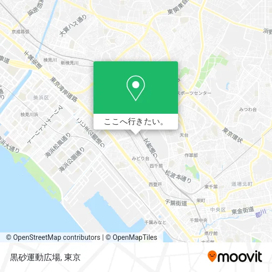 黒砂運動広場地図