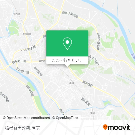 堤根新田公園地図