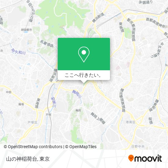山の神稲荷台地図