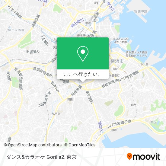 ダンス&カラオケ Gorilla2地図