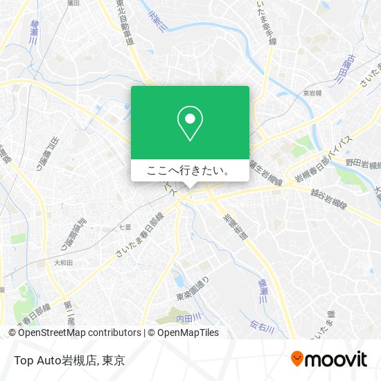 Top Auto岩槻店地図