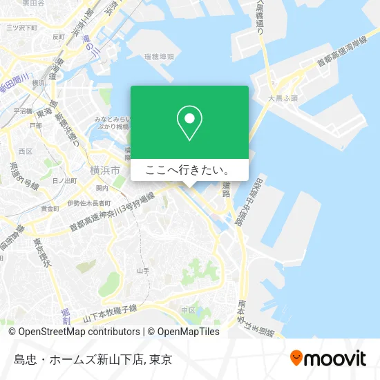 島忠・ホームズ新山下店地図
