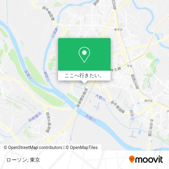 ローソン地図