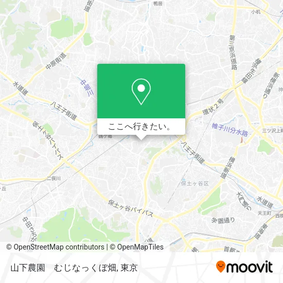 山下農園　むじなっくぼ畑地図