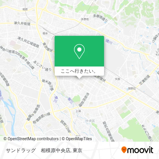 サンドラッグ　相模原中央店地図