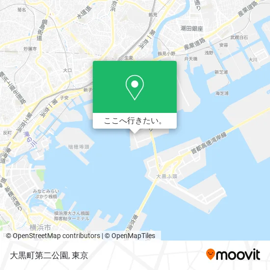 大黒町第二公園地図