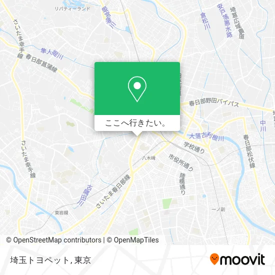 埼玉トヨペット地図